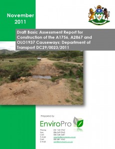 Cover page- draft BAR Ilembe